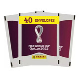 Copa Do Mundo 2022 - Kit Com 40 Envelopes Figurinhas Panini