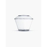 Copinho Copo Acrílico Quadrado C/ Tampa 150 Ml 200unidades