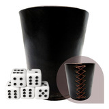 Copo Agitador Para Jogo De Dados - Couro Legítimo - Promoção