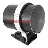 Copo Alumínio 52mm Preto / Prata Cronomac P/ Manômetros Rpm