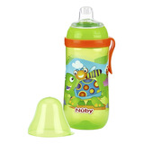 Copo Bebe Treinamento Infantil Antivazamento Bico Silicone Cor Verde