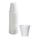 Copo Café Bebidas Quentes Frias Descartável Isopor 240ml C25