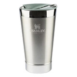 Copo Com Tampa E Abridor Stanley 473ml - Cor Stainless Steel Cor Prateado
