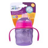 Copo De Transição Bico Silicone Rosa 6m+ 200ml Philips Avent