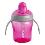 Copo De Treinamento Com Alça E Tampa 200ml 6m+ Rosa Clingo