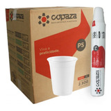 Copo Descartável 180ml Transparente Copaza Caixa 2.500 Unid.