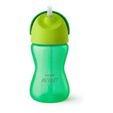 Copo Infantil Com Canudo 300ml Verde Philips Avent