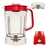 Copo Liquidificador Philco Ph900 Ph700 Vermelho Acrilico