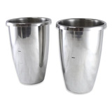 Copo Milk Shake 2 Uni Inox Original P/ Batedor Bms Skymsen