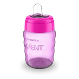 Copo Philips Avent Easy Sip 260ml Com Bico Silicone Meninas