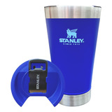 Copo Stanley 473ml Termico Aço Inox C/ Tampa E Abridor Nf-e