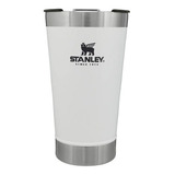 Copo Stanley Térmico Inox Com Tampa Abridor 473ml Cor Branco