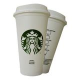 Copo Starbucks Reutilizável Plástico - 355