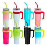 Copo Térmico Com Canudo Inox 1,2 Litros