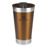 Copo Térmico Com Tampa Stanley Original 473ml Inox Cor Cobre
