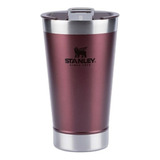 Copo Térmico De Cerveja (com Tampa) Stanley | 473ml Cor Wine