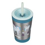 Copo Térmico Inox Infantil C/ Canudo Contigo Kids Unicórnio