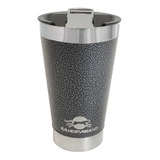 Copo Térmico Otelo Inox Colorido Com Abridor 473ml Guepardo Cor Preto Anti Deslizamento