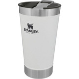 Copo Térmico Stanley Inox C/ Tampa E Abridor 473ml Branco