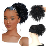 Coque Afro Puff Cacheado Fibra Orgânico