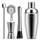 Coqueteleira Bar Man Profissional Inox Drink Caipirinha Bar Cor Prateado Dajuju Variedades