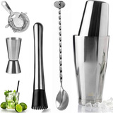 Coqueteleira Profissional Boston 820 Ml E Acessórios Inox