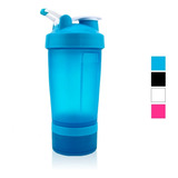 Coqueteleira Shaker Academia Com Divisórias Para Suplementos