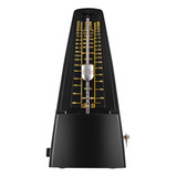 Cor Do Metronome Mecânico Analógico Universal: Negro