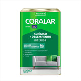 Coral Económica Coralar Acrílica Interior Mate 18 L Branco 1 Unidad