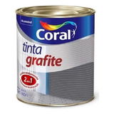 Coral Tinta Grafite 900ml Fosco Cor Cinza-claro