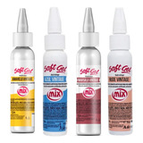 Corante Soft Gel Alimentício 4 Cores Vintage 25g Mix