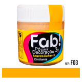 Corante Tinta Pó Pintar Coração Lapidado Amarelo Damasco