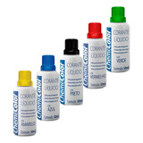 Corante Xadrez Liquído Cores Primárias Chemicolor 5 Un 50ml