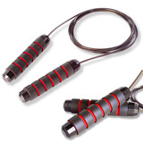 Corda De Pular Cross Speed Rope Rolamento Profissional Fit Cor Vermelho