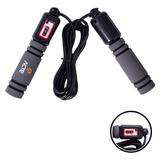 Corda De Pular De Pvc Com Contador De Giros Analogico Acte Cor Cinza
