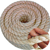 Corda De Sisal 40 Metros 20mm Para Artesanato E Amarrações