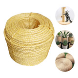 Corda De Sisal 8mm 100 Mts Natural Artes Decoração Promoção