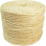 Corda De Sisal Natural 6mm Rolo 220 Mts Artesanato Decoração