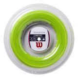 Corda De Tênis Wilson Sensation Neon 16 - Conjunto, Verde