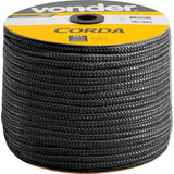 Corda Multifilamento Trançada 10mmx190m Vonder Preto