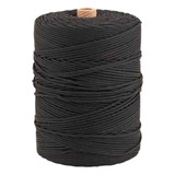 Corda Multifilamento Trançada 3,0mm X 277m Preta Vonder