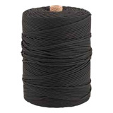 Corda Multifilamento Trançada 4,0mm X 400m Preta Vonder
