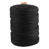 Corda Multifilamento Trançada 6,0mm X 191m Preta Vonder