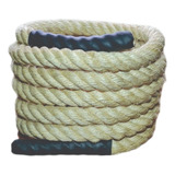 Corda Naval Crossfit Sisal Funcional Rope Natural 34mm X 5 M