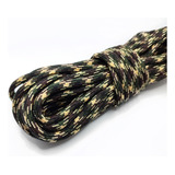 Corda Paracord 750 5mm 11 Filamentos 10m - Cor Camo Forest