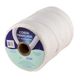 Corda Polipropileno Trançada Branca 3,00mm - Rolo 277 Metros
