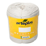 Corda Seda Pet Branca / Verde Trançada 12 Rolo 105m Arteplas