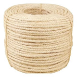 Corda Sisal 10mm 100 Mts Rasada Arranhador Gato Artesanato