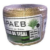 Corda Sisal 5mm Rolo Com 220m Artesanato Arranhador Gato