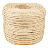 Corda Sisal 8mm 90 Metros Rasada Arranhador Gato Artesanato